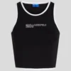 CAMISETA SIN MANGAS CON DETALLE DE RIBETE CAMISETA SIN MANGAS CON DETALLE DE RIBETE