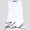 CAMISETA SIN MANGAS CON DOBLADILLA CARACTERÍSTICA CAMISETA SIN MANGAS CON DOBLADILLA CARACTERÍSTICA