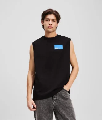 CAMISETA SIN MANGAS CON LOGOTIPO BOX