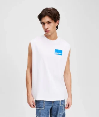CAMISETA SIN MANGAS CON LOGOTIPO BOX