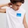 CAMISETA SIN MANGAS CON LOGOTIPO BOX CAMISETA SIN MANGAS CON LOGOTIPO BOX