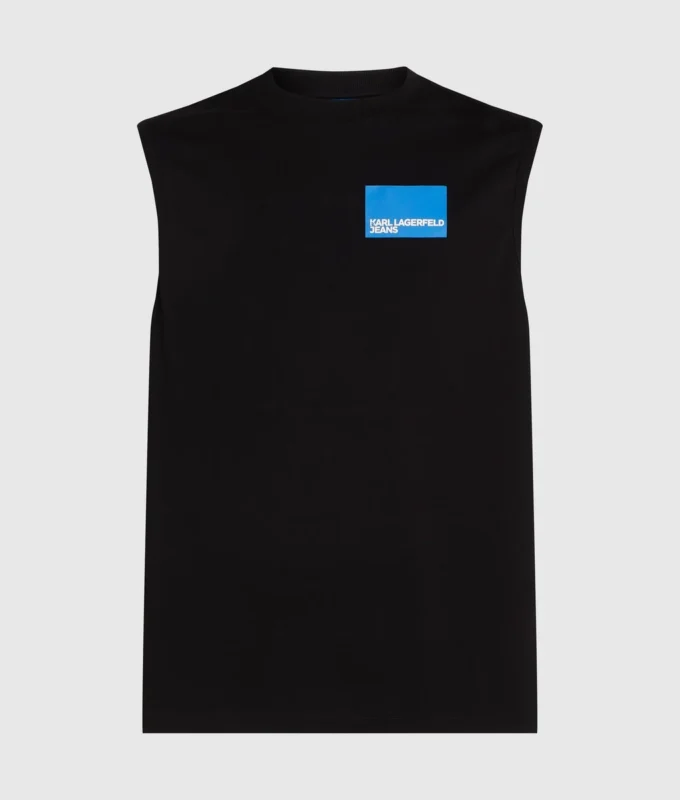 CAMISETA SIN MANGAS CON LOGOTIPO BOX CAMISETA SIN MANGAS CON LOGOTIPO BOX
