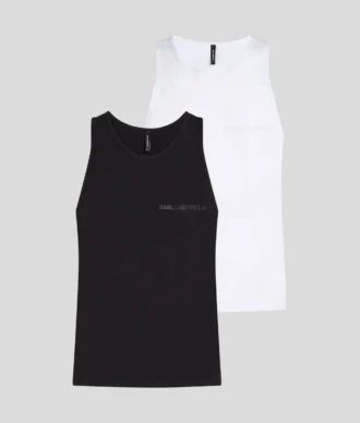 CAMISETA SIN MANGAS CON LOGOTIPO – PACK DE 2