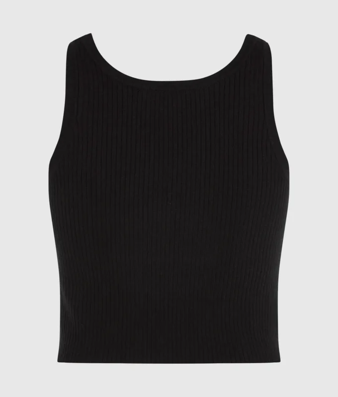 Camiseta sin mangas de punto Camiseta sin mangas de punto