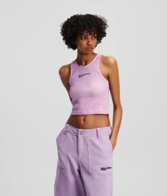 CAMISETA SIN MANGAS DE PUNTO RIB