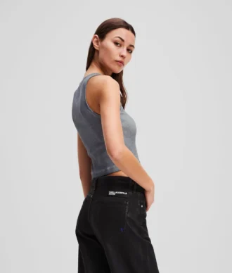 CAMISETA SIN MANGAS DE PUNTO RIB