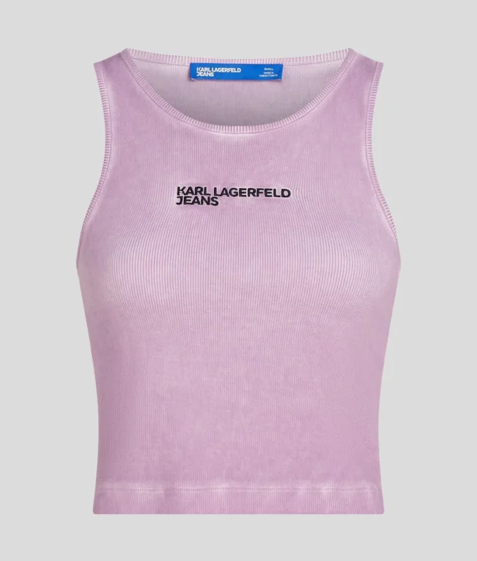 CAMISETA SIN MANGAS DE PUNTO RIB CAMISETA SIN MANGAS DE PUNTO RIB