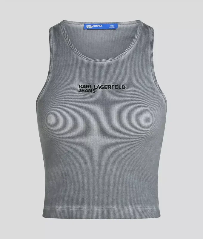 CAMISETA SIN MANGAS DE PUNTO RIB CAMISETA SIN MANGAS DE PUNTO RIB