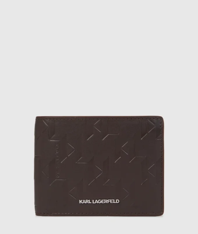 CARTERA DE CUERO K/LOOM CON DOS PLIEGUES CARTERA DE CUERO K/LOOM CON DOS PLIEGUES