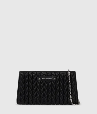 Cartera K/Weave con cadena
