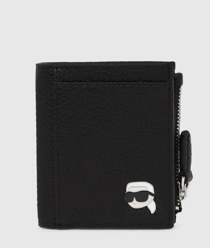 Cartera pequeña con doble pliegue Ikon Pebble Cartera pequeña con doble pliegue Ikon Pebble