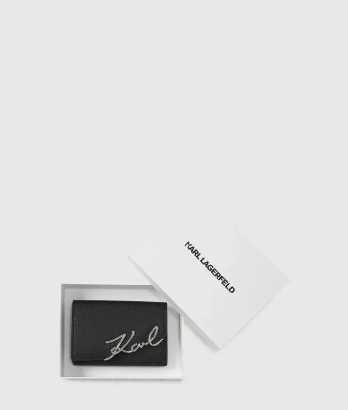 Cartera pequeña K/Signature Cartera pequeña K/Signature