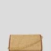 Cartera tejida con cadena K/Signature Cartera tejida con cadena K/Signature