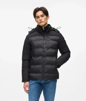 Chaqueta acolchada con capucha