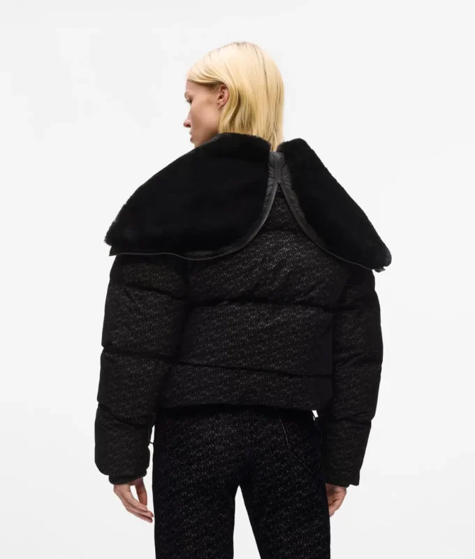 Chaqueta acolchada con estampado integral Chaqueta acolchada con estampado integral