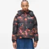 Chaqueta acolchada con estampado integral Chaqueta acolchada con estampado integral
