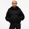 Chaqueta acolchada con estampado integral Chaqueta acolchada con estampado integral