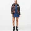 Chaqueta acolchada con estampado integral Chaqueta acolchada con estampado integral