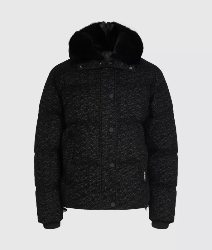 Chaqueta acolchada con estampado integral Chaqueta acolchada con estampado integral