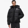 Chaqueta acolchada con logotipo Chaqueta acolchada con logotipo