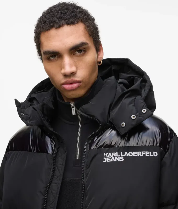 Chaqueta acolchada con logotipo Chaqueta acolchada con logotipo