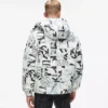 Chaqueta acolchada con monograma integral