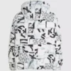 Chaqueta acolchada con monograma integral