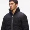 Chaqueta acolchada de bouclé Chaqueta acolchada de bouclé