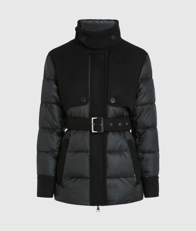 Chaqueta acolchada de mezcla de lana Chaqueta acolchada de mezcla de lana