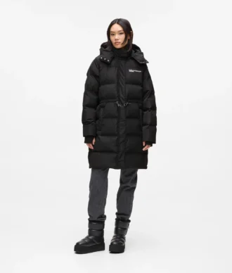 Chaqueta acolchada larga