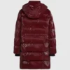 Chaqueta acolchada larga con efecto perlado Chaqueta acolchada larga con efecto perlado