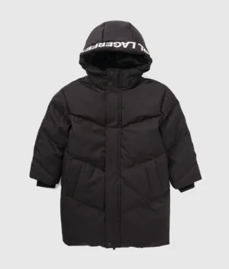Chaqueta acolchada larga para niño