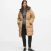 Chaqueta acolchada larga reversible Chaqueta acolchada larga reversible