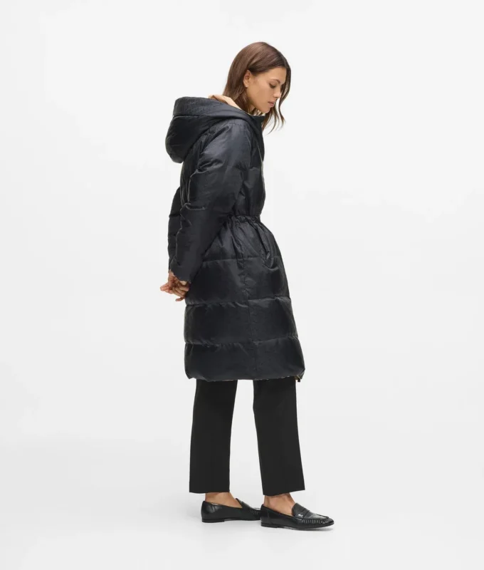 Chaqueta acolchada larga reversible Chaqueta acolchada larga reversible