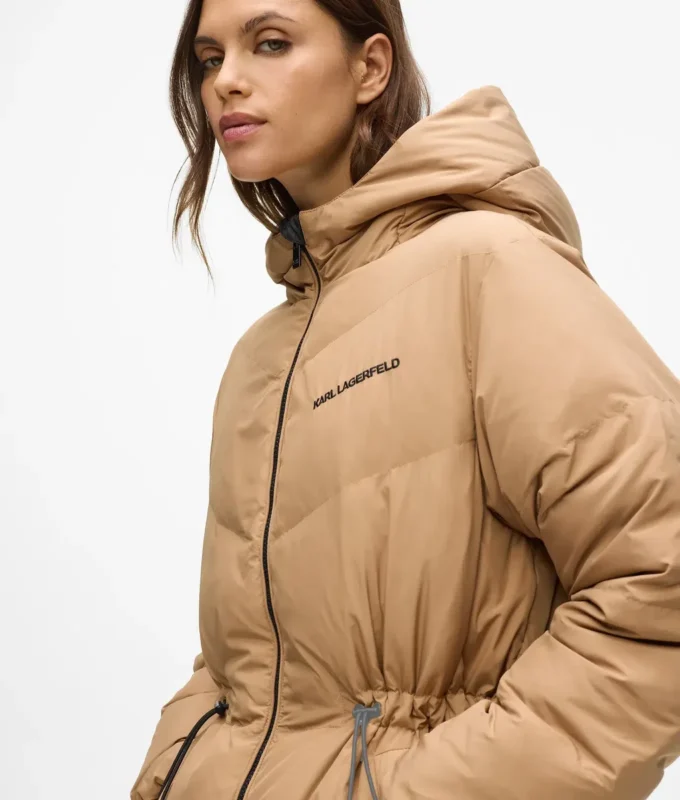 Chaqueta acolchada larga reversible Chaqueta acolchada larga reversible