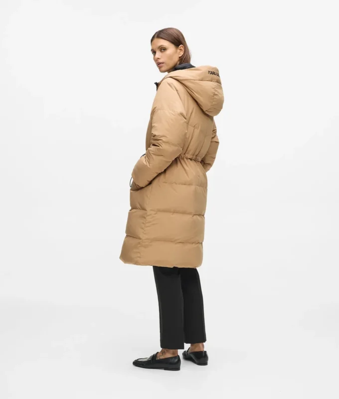 Chaqueta acolchada larga reversible Chaqueta acolchada larga reversible