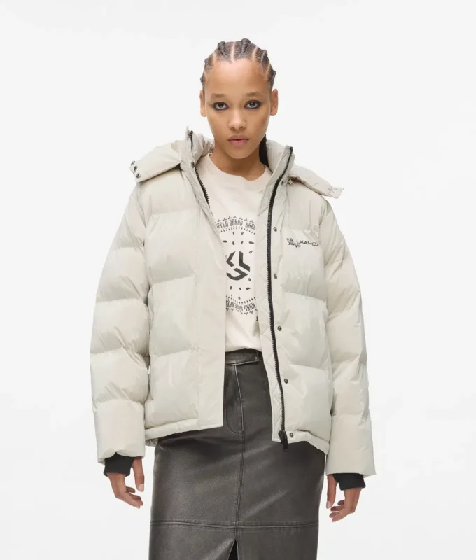 Chaqueta acolchada perlada Chaqueta acolchada perlada