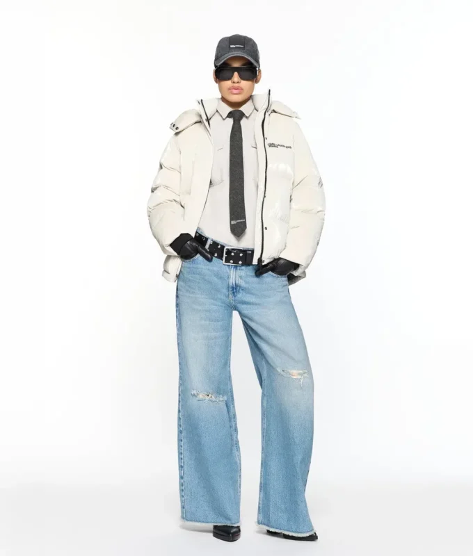 Chaqueta acolchada perlada Chaqueta acolchada perlada