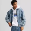 CHAQUETA BOMBER DE DENIM CHAQUETA BOMBER DE DENIM