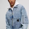 CHAQUETA BOMBER DE DENIM CHAQUETA BOMBER DE DENIM