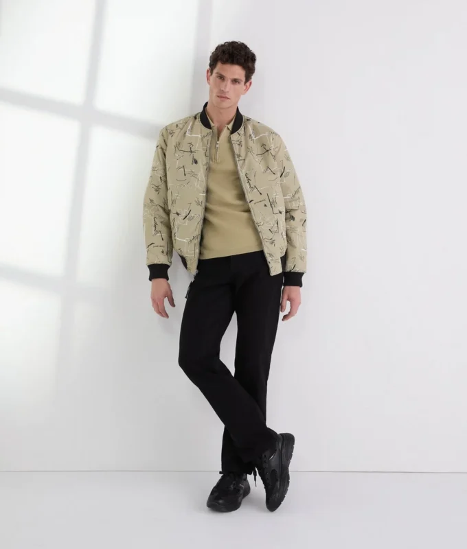 CHAQUETA BOMBER REVERSIBLE CHAQUETA BOMBER REVERSIBLE