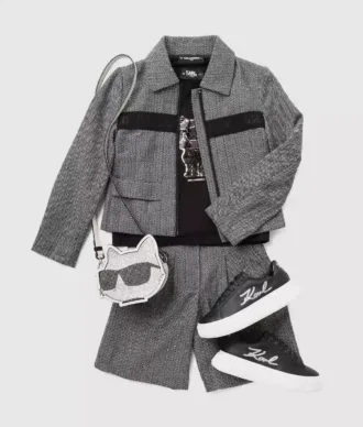 Chaqueta bouclé para niña