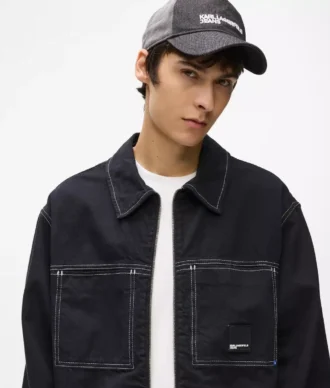 Chaqueta con costuras en contraste