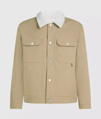 Chaqueta con cuello de forro polar