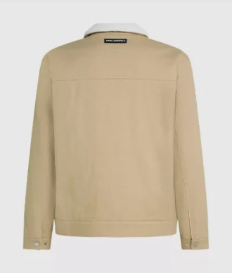 Chaqueta con cuello de forro polar