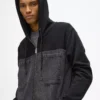 Chaqueta con paneles de denim Chaqueta con paneles de denim