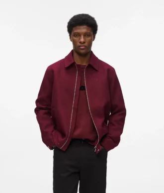 Chaqueta corta de mezcla de lana