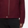 Chaqueta corta de mezcla de lana