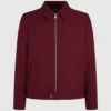Chaqueta corta de mezcla de lana