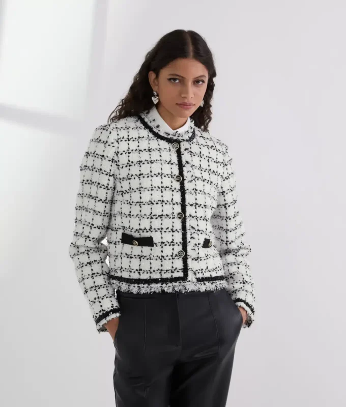 CHAQUETA DE BOUCLÉ